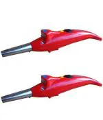 ProtosIndia.Net 2 pcs Electric Gas Lighter for Kitchen Stove 2 in 1 Torch Dolphin Lighter Gas RED