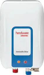 Hindware Atlantic Immedio Blue 5 L Water Instant Geyser 3000 W, White And Blue