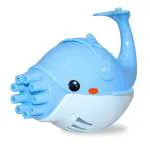 TOYTALES 9 Hole Dolphin Gatling Bubble Gun Automatic Electric Bubble Maker Toy with Refill Solution Fun Dolphin Bubble Blower for Kids (3+ Years, Assorted)