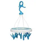 MicraBluePlasticRoundClothDryingHanger(Packof1)