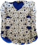 Babysparsh Cotton Baby Bed Sized Bedding Set (White)