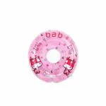 Safe-o-kid Baby 2 Safety Swimming Neck Ring/Tube/Float For Babies, Infants, Pink Pack of 2