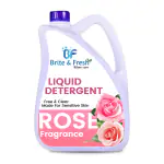 BRITE&FRESH Home Care 5 lt Liquid Detergent Suitable For Top&Front Load Machine And Hand Wash