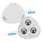 WILLGO Mini Swivel Wheels | Adhesive Caster Wheels for Furniture,Household Pasted Furniture Silent Load Bearing Casters for Bedside Tables, Flower Pots, Trash (PACK OF 1)