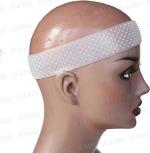 AHS Silicone Non-Slip Wig Grip Band Fix Sports Elastic Hair Headband (WHITE)