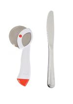 FIRST FRONT Stainless Steel Apex Pizza Cutter With Stainless Steel Cheese Butter Knife and (Multicolour, Pack of 2)