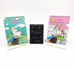 Kidivo Multicolor Arts and Crafts Notebook and Stick (Pack of 5)