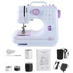 iSEN Mini Sewing Machine with 12 Stitch Patterns Electric Sewing Machine, Portable Sewing Machine, Double-line Two-speed Reverse Electric Sewing Machine for Home Tailoring with Automatic