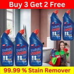BLISS & BLUSH Toilet Cleaner blue 2500ML Bleach, White and Shine Disinfectant Toilet Cleaner Liquid