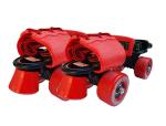 Jaspo Red Tenacity Adjustable Senior Roller Skates, 6-14 yrs
