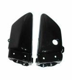 Road Religion Black Plastic Side Panel With Rubber Fitting Compatible With Yamaha Rx 100 And Rxg 135