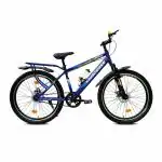 26T KINGCROSS FIRE MTB WITH INBUILT CARRIER WITH DUAL DISC BRAKE - FRONT SUSPENSION - ALLOY RIMS