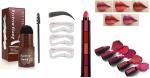 BINGEABLE Eyebrow Stamp Enhancer Stamper Kit Waterproof 5In1 Matte Lipstick (Set Of 2)