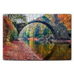 Mini Leaves 252 Piece Wooden Puzzle for Kids & Adults - Kromlau Park, Saxony Germany Jigsaw Puzzle - Fun & Challenging Gift for Adults and Kids - Safe & Durable Educational Games & Puzzles