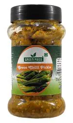 Green Piece Green Chilli Pickle 250gm.