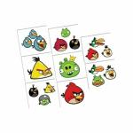 Tiki Times Angry Birds Favor Tattoos 16pk for Boys and Girls Birthday Parties, Angry Birds Party Supplies