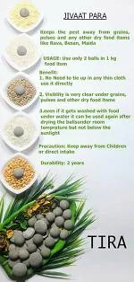 Tira Anti-Pest Mercury Ball, Food Items Preservative - 50 Half Balls