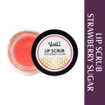Glam21 Lip Scrub Strawberry Flavor Soft & Smooth Lips | Enriched with Almond oil & Vitamin E, 12gm