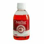 Amflor Mouthwash for Braces | Prevents Cavities & White Spot Lesions | Antibacterial | Organic Fluoride for Enamel Remineralization| Cool Mint Flavour Mouthwash - Pack of 1 (250 ml)