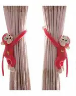 Tickles Plush Monkey Curtain Tie Backs Holder Clip 30 cm (Pack of 2)
