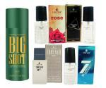 1 OSCAR BIG SHOT EROS DEO 150ML + 1 OSCAR FOREVER PARIS GREY PERFUME 10ML + 1 OSCAR 7 SKY BLUE PERFUME 10ML + 1 OSCAR THUNDER BOY PERFUME 10ML + 1 OSCAR ROSE PERFUME 10ML