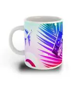 Whats Your Kick Camera and Plane Printed White Ceramic Coffee Mug 325 ML