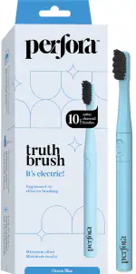 Perfora Electric Toothbrush | 90 Days Battery Life | Electronic Tooth Brush For Men, Women, Adults And Kids With 2 Vibrating Modes [Color - Ocean Blue]]
