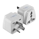 Ceptics India to Australia, China, New Zealand & More (Type I) Travel Adapter Plug - CE Certified - RoHS Compliant - 2 Pack (GP-16-2PK)