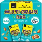 NourishVitals Multigrain Choco Chunk Nuts Bar, 100% Natural Plant Based Protein Snacks Bar with No Added Sugar, No Preservatives, No Added Flavors, Naturally Rich in Vitamins & Minerals, 200g