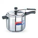 Prestige Silver Stainless Steel Nakshatra Alpha Inner Lid Pressure Cooker - 7 L