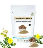 DIVINE HERBS 100% Natural & Organic Gokhru Powder For Kidney & Energy Boost - 100 GM