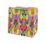 Tasche Multicolor Paper Magic Kalideo Gift Bags For Gifting Presents (7 x 7 x 4.5 Inch) Pack Of 10