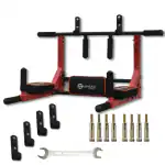 Hashtag fitness pull up bar strength training equipment, dip station for home exercise equipment
