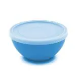 Jaycee Microwave Safe And BPA Free Blue Virgin Plastic Multipurpose Bowl With Lid - 300 Ml