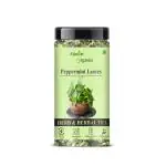 ManHar Organics Natural And Pure Dried Herbal Peppermint Tea Jar 45gm | Refreshing Mint Burst |