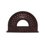 GLNRM Lightweight Brown Wood Tissue Paper Holder 19 x 10 x 5 cm