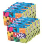 GCUT Nandini Herbal Scrub Soap Remove Dead Skin, Black Heads & unwanted Skin cells for Elbow, knee & Foot 75gm (pack of 10)
