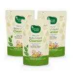 Mother Sparsh Natural Baby Liquid Cleanser For Baby (Pack Of 3) 500 ml