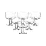 Bormioli Rocco Spa Hosteria Clear Glass Dessert Bowl 240 ML Set of 6