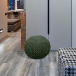 SOFTLAND Circular Cable Pouf Circular Kiwi