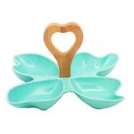 Ez Life Green Four Compartment Platter