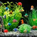 Vayinato Random Funny Creative Fish Tank Aquarium Fashion Ornament Decor (Pack Of 5)