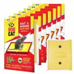 Shadow Securitronics BOB CAT Rat/Mouse Trap Glue Pad, Pack of 7 No Smell, Non-Poisonous, Easy to Use, Easily Disposable