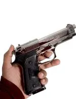 PROPIAZ FIRST QUALITY 9MM GUN SHAPE CIGARETTE LIGHTER