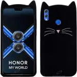 CASECRAFT Honor 8x, JSN-L22 Black Rubber Shock Proof Mobile Back Cover