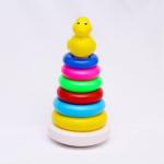 Ankirant Yello DUCK Toys Large Teddy Rings Educational Learning Toy Block Game Mind Puzzle