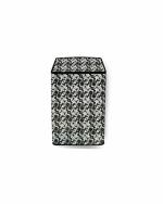 The Furnishing Tree Washing Machine Cover Trellis Pattern Brown Compatible for Whirlpool 6.5 Kg Fully-Automatic Top Loading Stainwash Ultra