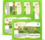 Badahair Aloe Vera Handmade Bath Soap With Vitamin E, Glycerine, 125 G (Pack Of 5)