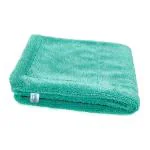 SOFTSPUN Microfiber Cloth for Car - 1200 GSM, 40x60cms, 1Pcs, Aqua Blue Twisted Loop Super Absorbent Towel