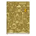 Youva NAVNEET| Case Bound Single Line Notebook| Jumbo 18cm x 24 cm| 384 pages| Pack of 1